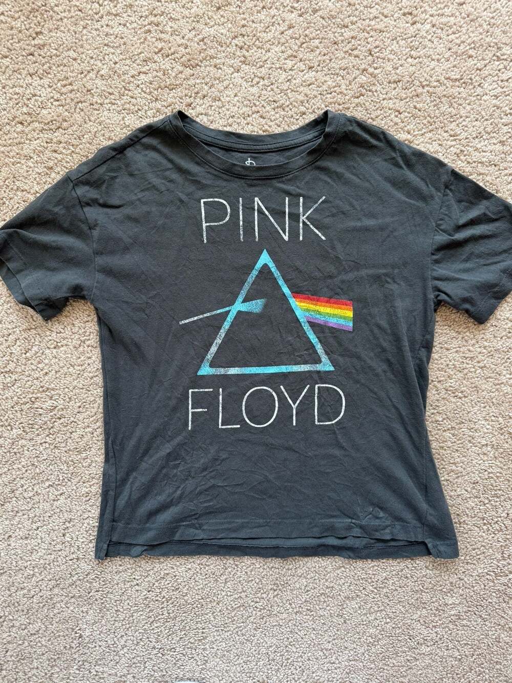 Youth Pink Floyd Dark Side of the Moon Graphic T-Shirt Size M (8)